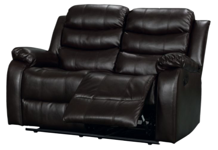 2 Seater Recliner Sofa with Drop-Down Table & Cup Holders
